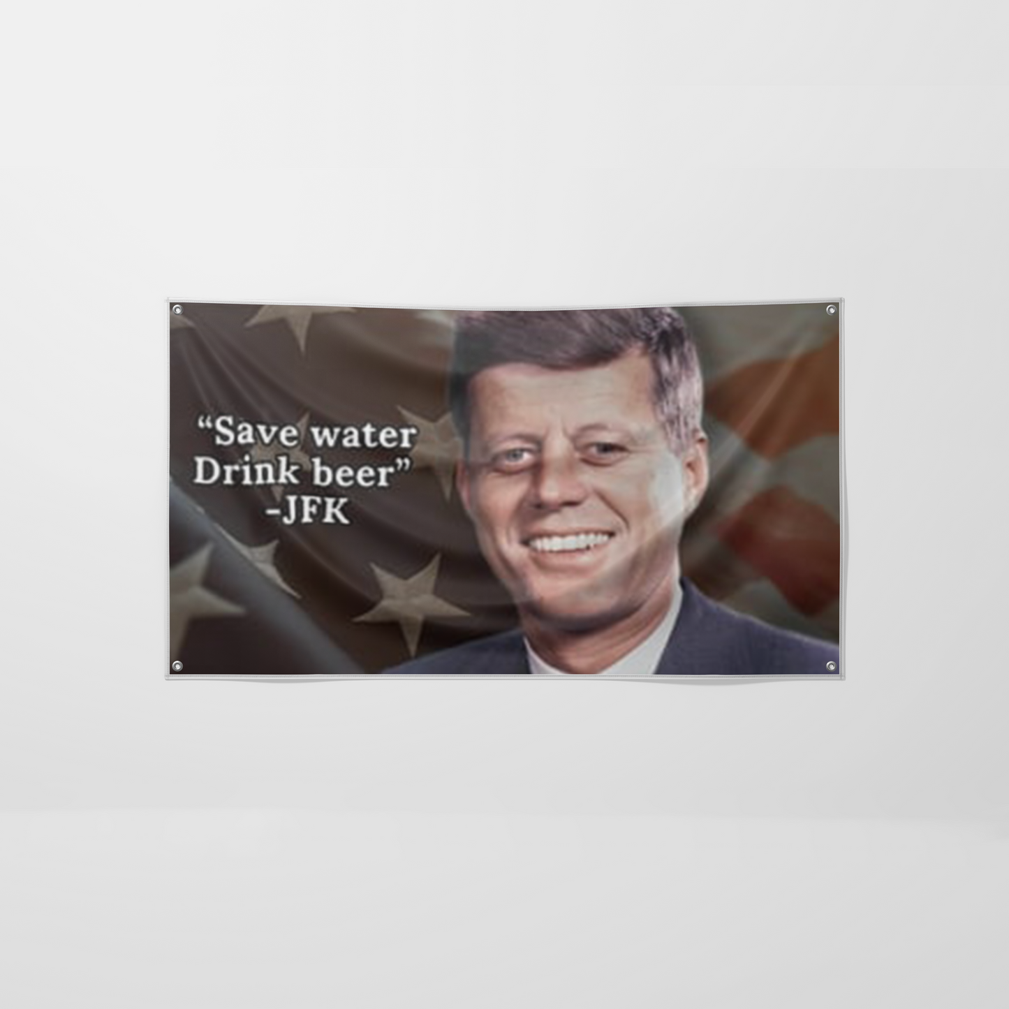 JFK "Save Water, Drink beer"